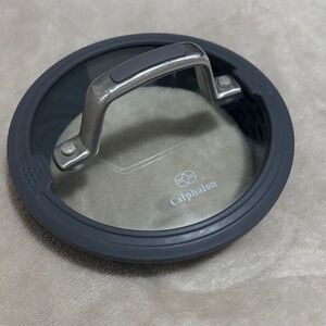 Calphalon Gray Silicone and Glass Cookware Lid